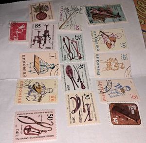 15RareInstrumentsThemedStamps