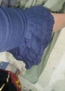 Blue Embroidered Kurti