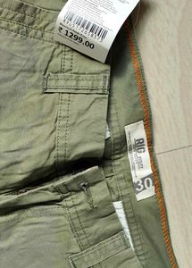 Olive Cargo Shorts