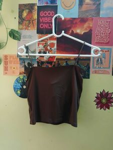 Brown Tube Top