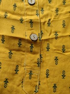 Floral Print Mustard Tunic