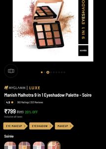 Myglamm Manish Malhotra Eyeshadow Palette Pack 2