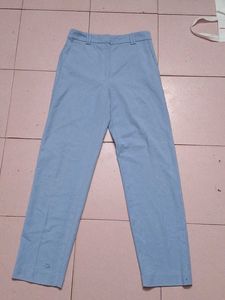 Light Blue Casual Pants