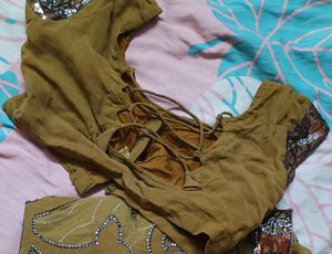 Daily Use Olive Green Saree