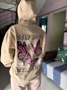 Self love Printed Hoodie
