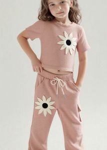Imported Crush Fabric In Co Ord Set For Girls