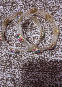 Colorful Beaded Bangles