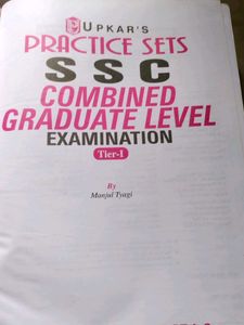 SSC CGL Practice Book