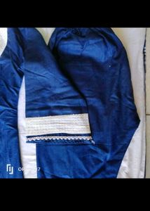 Navy Blue Kurta Set