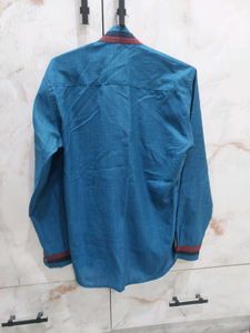 Sparkle Blue Patterned Shirt