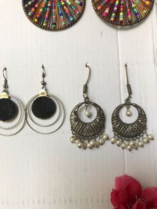 Assorted Earrings - 9 Pairs Combo