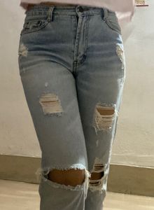 ripped denim