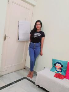 Black Casual Cotton Printed T-Shirt