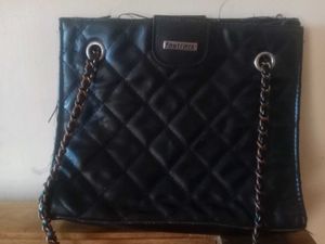 Fastrack Quilted Black Handbag