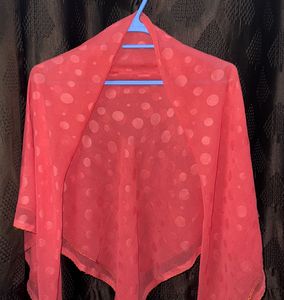 Pink Bubble Scarf/ Stole