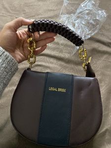 Brown Shoulder Bag by Legal Bribe