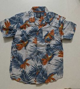 Boys Floral Beach shirt