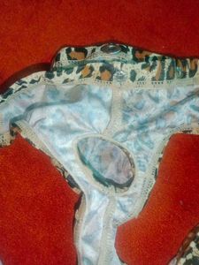 unique Leopard Print seperate pouch brief