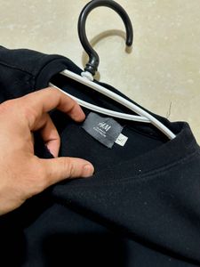 H&amp;M Black Oversized T-Shirt