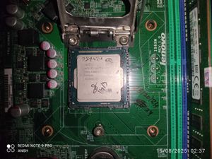 Lenovo IS7XM Q77 Motherboard +i3 4160 Processor