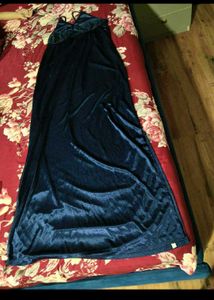 Silky Blue Nightgown