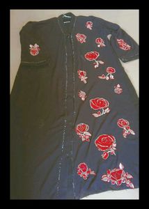 Floral Embroidered Abaya