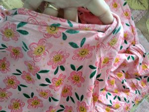 Pink Floral Button-Down Shirt and pant