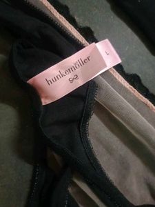 Black Sports Bra &amp; Thong Set