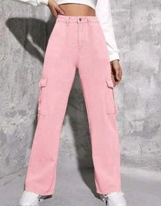 Pink Cargo Pants - Trendy Style!