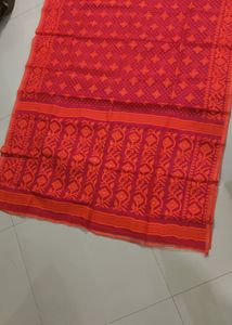 Pure Cotton Dhakai Jamdani Saree