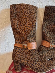 Leopard Print Boots