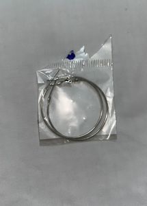 Women Silver Round Earing