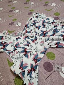 Butterfly Peplum Top