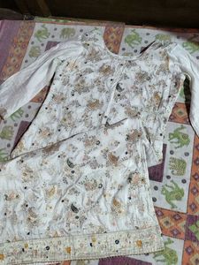 White Embroidered Salwar Kameez