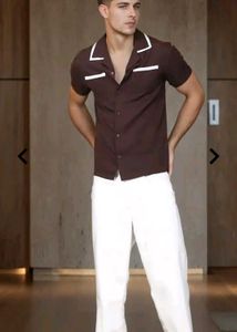 Stylish Brown Camp Shirt