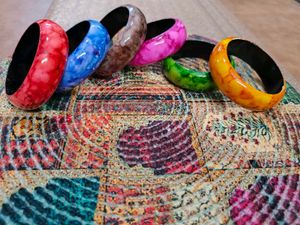 Wooden bangles free size