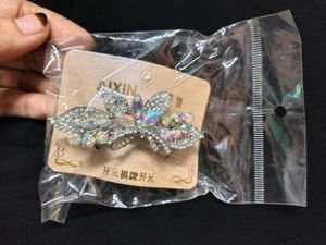 Multicolored Stone Hair Clip