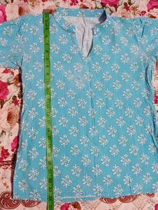 Blue Short Kurti