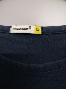 Dark Blue Solid Tshirt