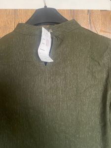 Women’s Green Embroidered Top