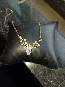 kRYSTALS Gold Plated Zircon Stainless Steel
