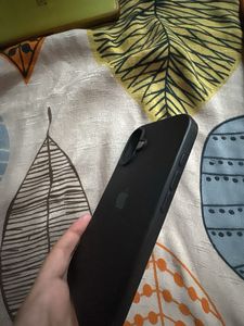 I  Phone 16 Black Cover Silicone