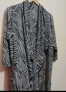 Grey Printed Shrug For Girl Or Woman 38 Bust