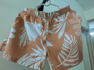 Floral Comfortable Night Dress With Shrug