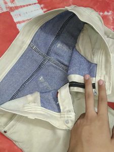 Beige Slim Fit Jeans