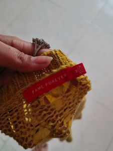 Crochet Mustard Top