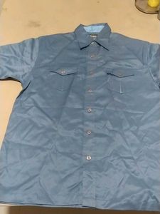 Men's Blue Button-Down Shirt