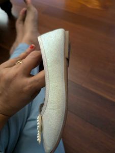 Girls&#39; Glittery Ballet Flats
