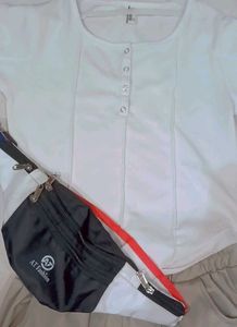 White Corset Top