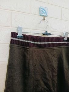 Olive Green Mini Skirt